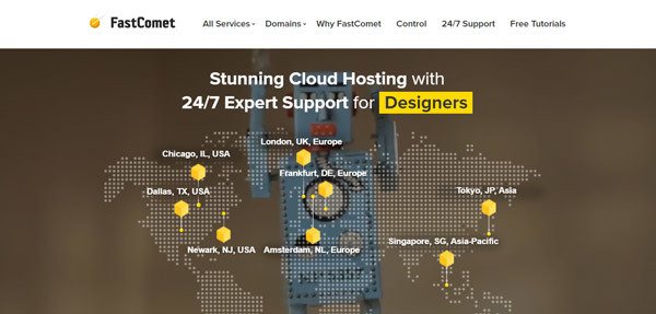 FastComet Cloud SSD storage
